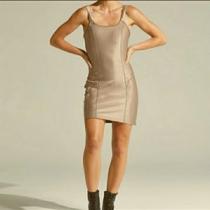 NWT! Noli liquid dress in almond.